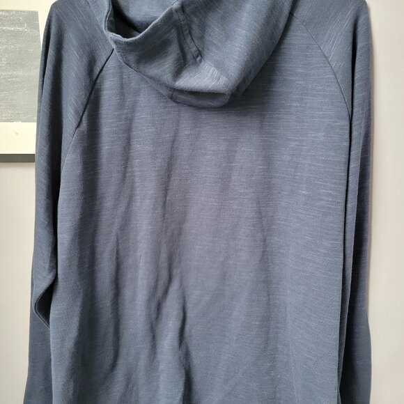 NEW L.L. Bean Explorer Pullover Hooded Sweatshirt Carbon Navy Blue XL - Picture 11 of 15